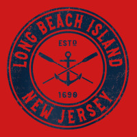 Long Beach Island New Jersey Nj Vintage Boat Anchor & Oars Raglan Base Baseball Cap | Artistshot