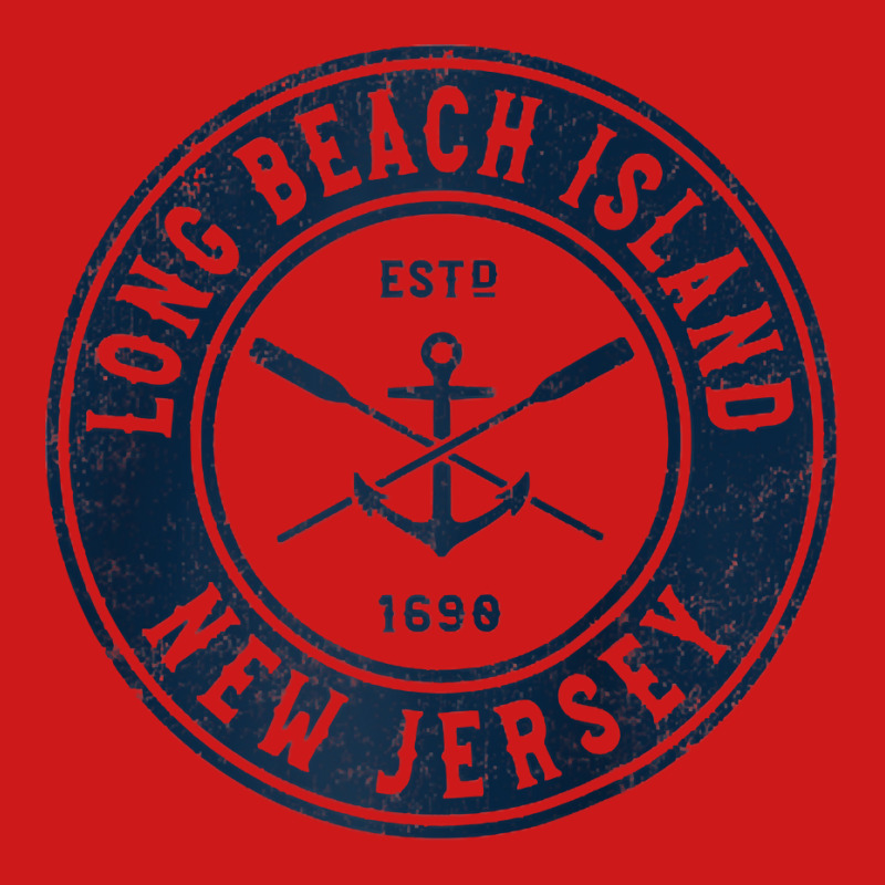 Long Beach Island New Jersey Nj Vintage Boat Anchor & Oars Raglan Base Baseball Cap by juleakuehneman | Artistshot