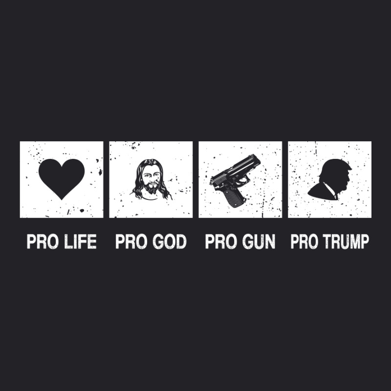 Vintage Donald Trump 2020 Pro Life Pro Gun Pro God Pro Trump 2020. Youth Tee | Artistshot