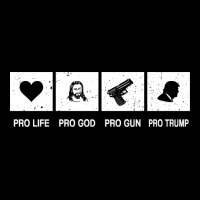 Vintage Donald Trump 2020 Pro Life Pro Gun Pro God Pro Trump 2020. Baby Tee | Artistshot