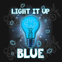 Light It Up Blue Autism I Wear Blue For Awareness Mesh Cap | Artistshot