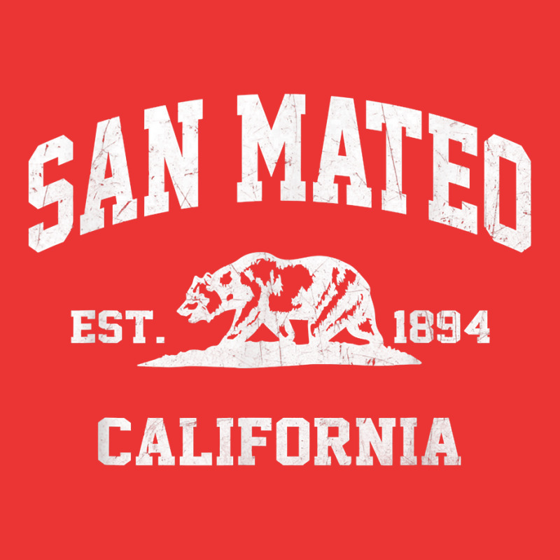 San Mateo California Ca Vintage State Athletic Style T Shirt Mesh cap by mikidicosmo | Artistshot