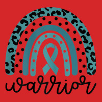 Womens Warrior Cute Teal Rainbow Graphic Ovarian Cancer Awareness T Sh Trucker Cap | Artistshot