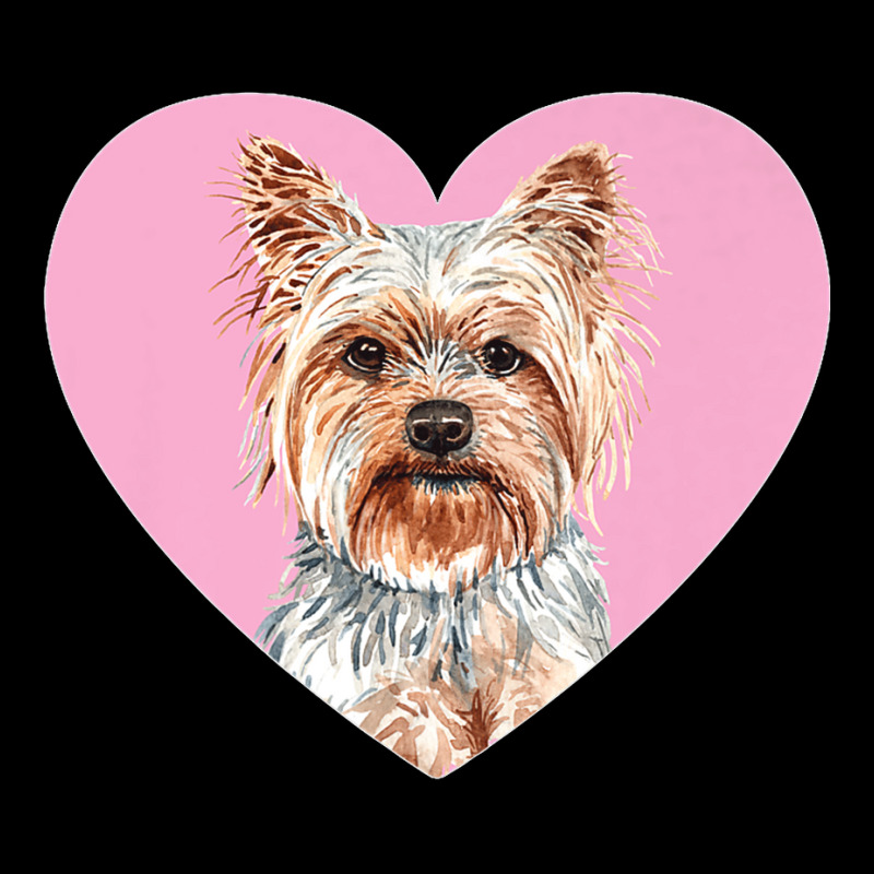 Yorkshire Terrier Valentines Day Pink Heart Yorkie Dog Lover Premium T Camo Snapback by NatalieRoseHeinz | Artistshot