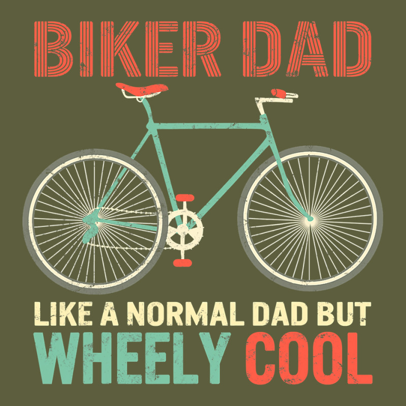 I'm Biker Dad Fathers Day Wheely Cooler Bicycle Bike Cycling Camo Snapback | Artistshot