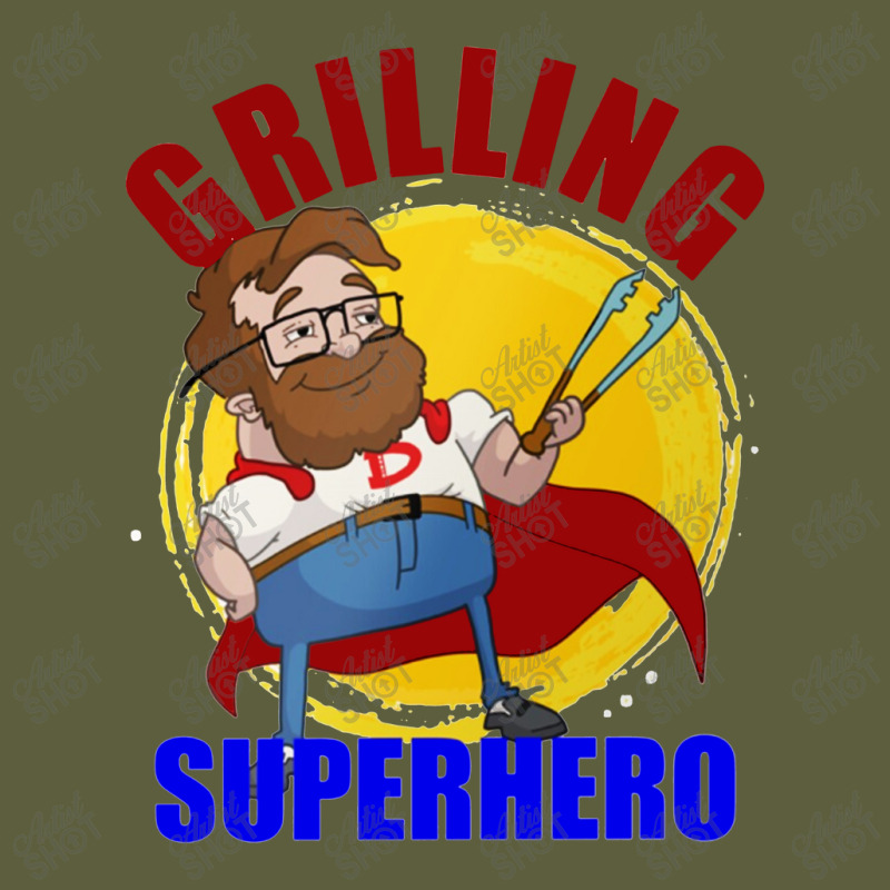 Grilling Superhero Camo Snapback | Artistshot