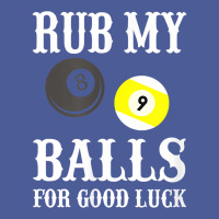 Funny Billiards Tshirt Rub My Balls For Good Luck Flat Bill Snapback Cap | Artistshot