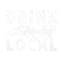 Distressed Drink Local Asheville Nc Debie Paper Bag - 10 X 5 X 13 | Artistshot