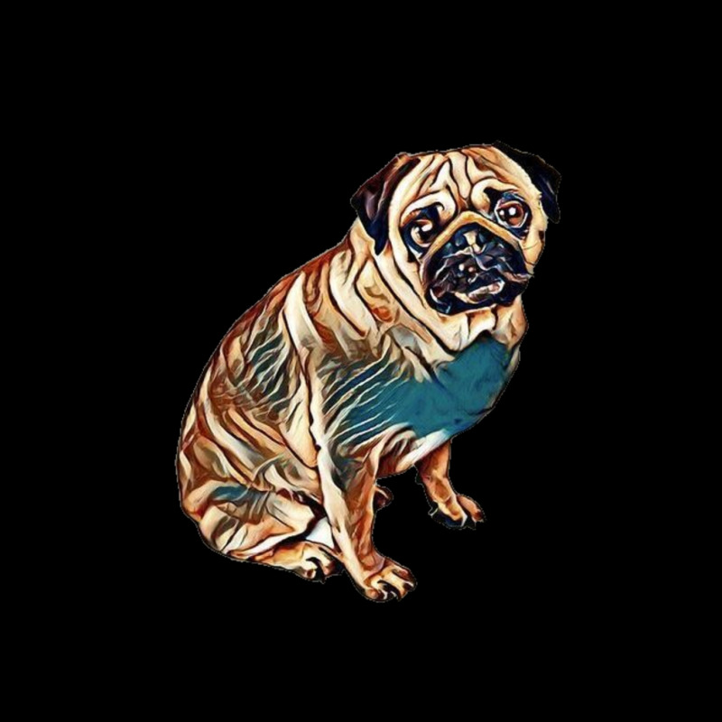 Dog - Pug Breed Sitting On Wh Unisex Jogger | Artistshot