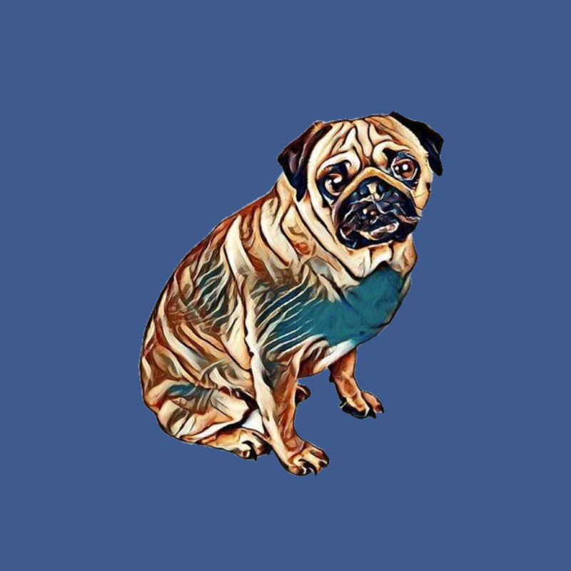 Dog - Pug Breed Sitting On Wh Champion Hoodie | Artistshot