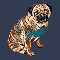 Dog - Pug Breed Sitting On Wh V-neck Tee | Artistshot