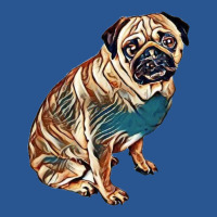 Dog - Pug Breed Sitting On Wh T-shirt | Artistshot