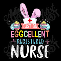 Just An Eggcellent Registered Nurse Cute Bunny Easter Women Pocket T-shirt | Artistshot