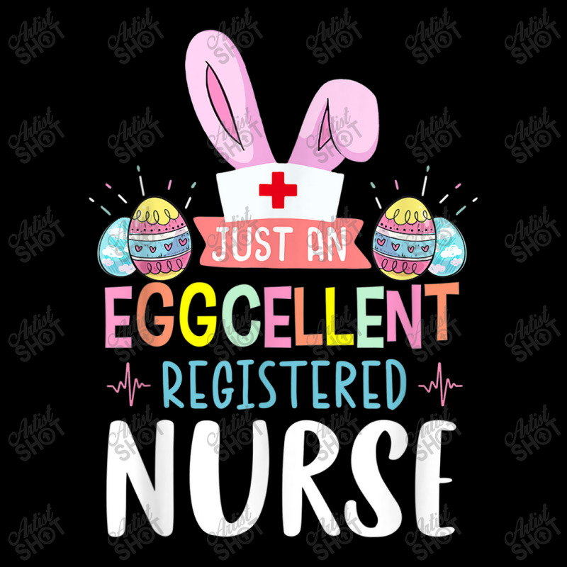 Just An Eggcellent Registered Nurse Cute Bunny Easter Women Pocket T-shirt | Artistshot