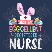 Just An Eggcellent Registered Nurse Cute Bunny Easter Women Men Denim Jacket | Artistshot