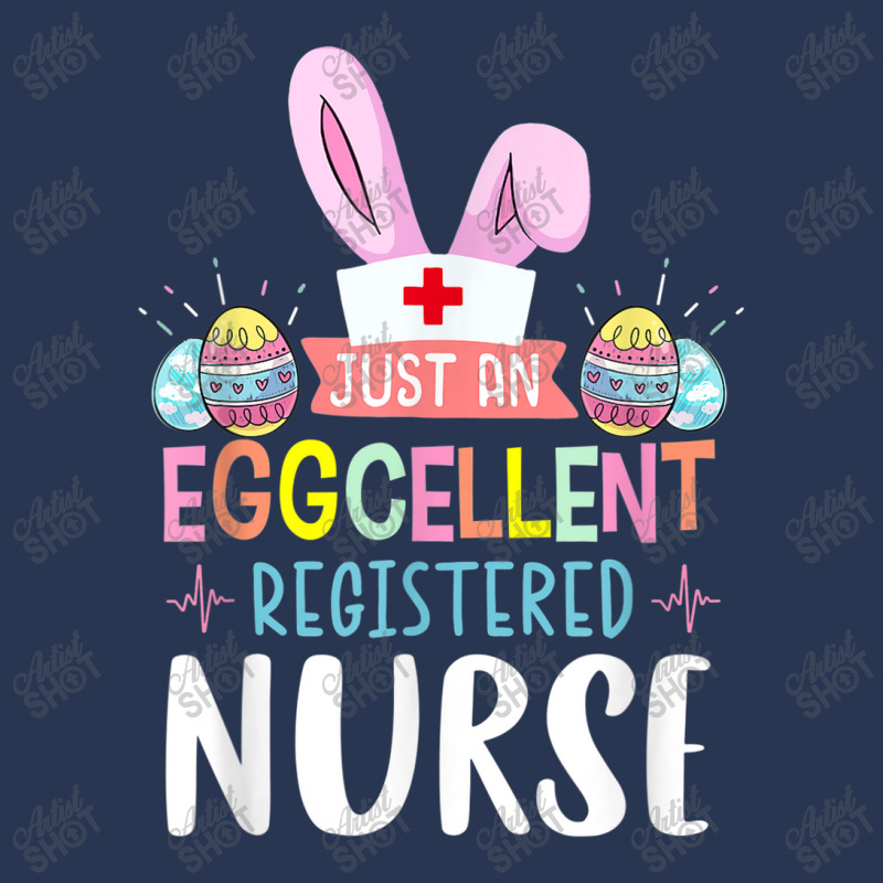 Just An Eggcellent Registered Nurse Cute Bunny Easter Women Men Denim Jacket | Artistshot