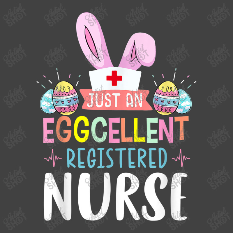 Just An Eggcellent Registered Nurse Cute Bunny Easter Women Vintage T-shirt | Artistshot