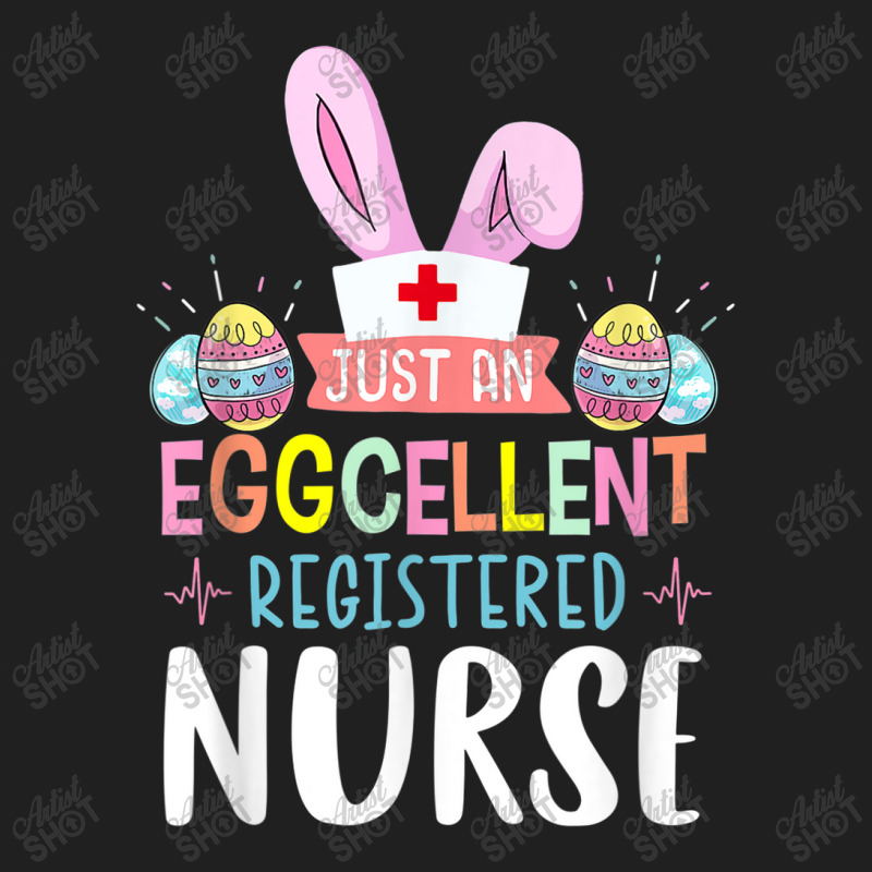 Just An Eggcellent Registered Nurse Cute Bunny Easter Women Ladies Polo Shirt | Artistshot