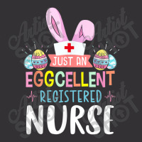 Just An Eggcellent Registered Nurse Cute Bunny Easter Women Vintage Hoodie And Short Set | Artistshot