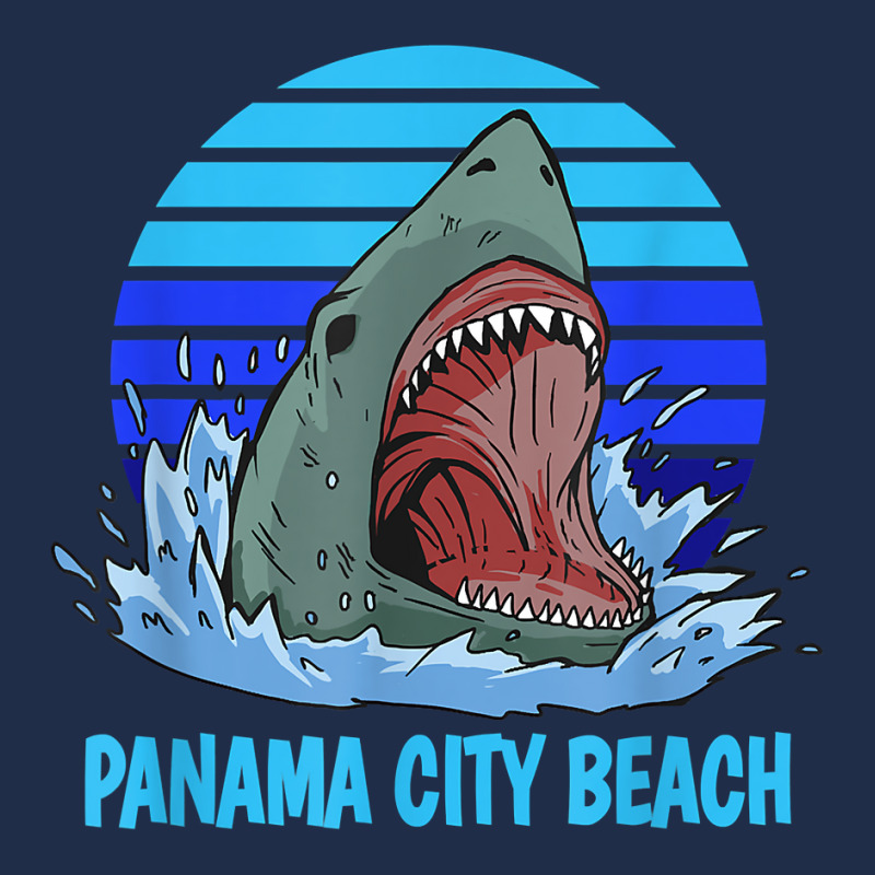 Panama City Beach Vacation Shark Theme T Shirt Baseball Cap by Sowells | Artistshot