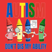 Autism, Don't Dis My Ability, Cute Crayon Cartoon Graphic Mesh Cap | Artistshot