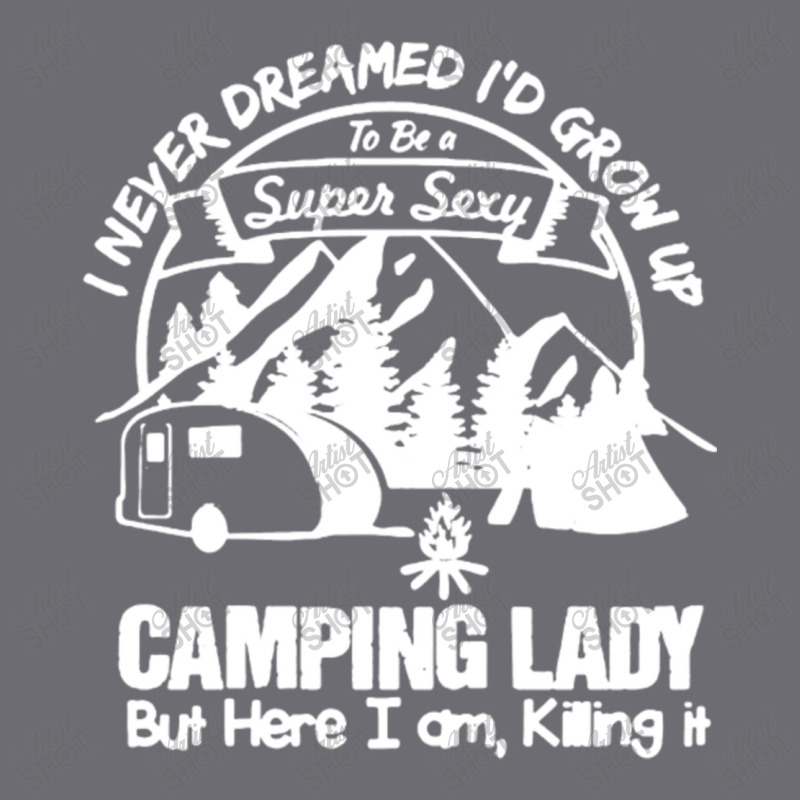 Camping Lady T Shirt T-shirt Mesh cap by new121 | Artistshot