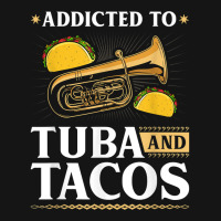 Tuba Instrument And Tacos, Funny Contrabass Tuba Player T Shirt Mesh Cap | Artistshot