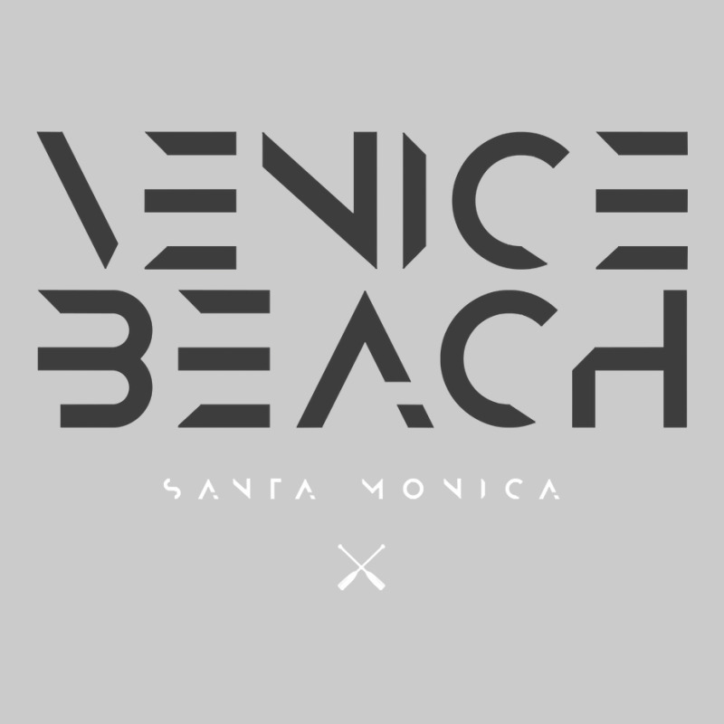 Venice Beach Santa Monica California Ca Tonal Type Sweatshirt Flat Bill Snapback Cap by darinelelwell | Artistshot