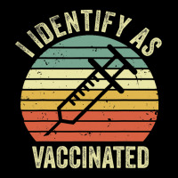 I Identify As Vaccinated Flat Bill Snapback Cap | Artistshot