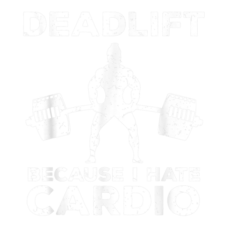 Deadlift Because I Hate Cardio Workout Tee Cub Paper Bag - 8 X 4 1/2 X 10 1/4 | Artistshot