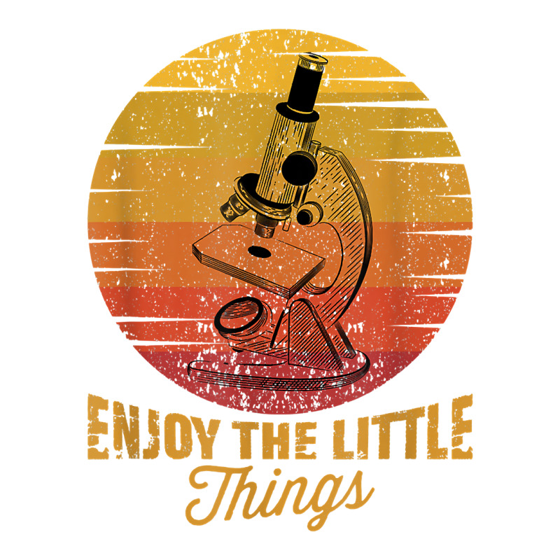 Enjoy The Little Things Microscope Microbiology Science T Shirt Double Wine Paper Bag - 6 1/2 X 3 1/2 X 12 3/8 | Artistshot