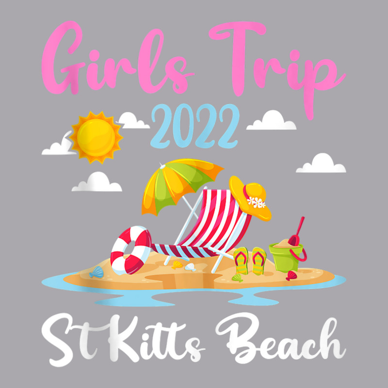 Summer Vacation Girls Trip 2022 Lost Paradise St Kitts Beach Tank Top Youth 3/4 Sleeve by Tiktify | Artistshot