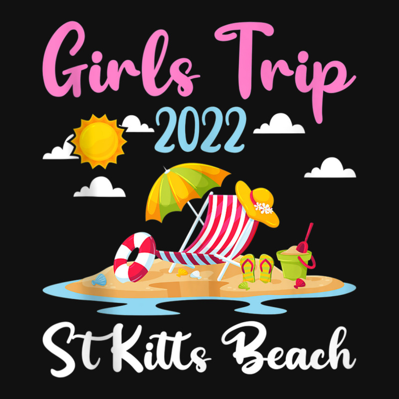 Summer Vacation Girls Trip 2022 Lost Paradise St Kitts Beach Tank Top Baby Bibs by Tiktify | Artistshot