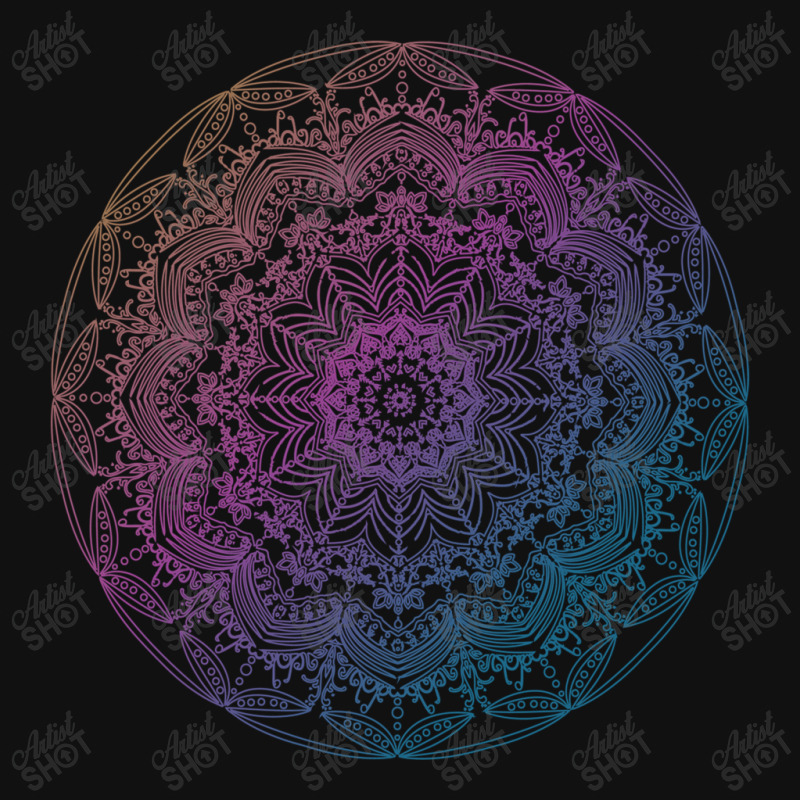 Mandala Gradient With Pastel Colour Baby Bibs by chris299 | Artistshot