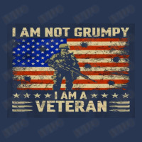 I'm Not Grumpy I'm A Veteran Men Denim Jacket | Artistshot