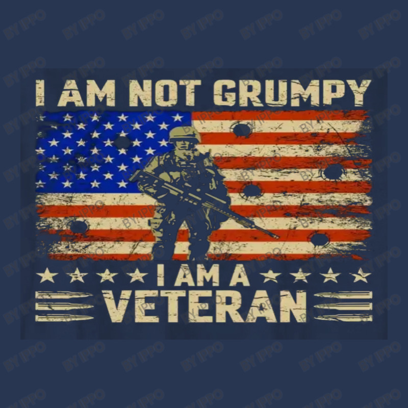 I'm Not Grumpy I'm A Veteran Men Denim Jacket | Artistshot