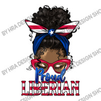 Proud Liberian Afro Messy Bun Latina Crop Top | Artistshot