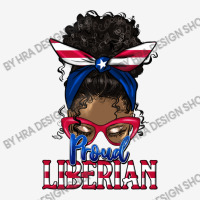 Proud Liberian Afro Messy Bun Latina Scorecard Crop Tee | Artistshot