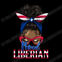 Proud Liberian Afro Messy Bun Latina Cropped Sweater | Artistshot