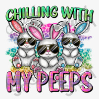 Chilling With My Peeps Easter Bunnies Cowgirl Cowg Ladies Fitted T-shirt | Artistshot