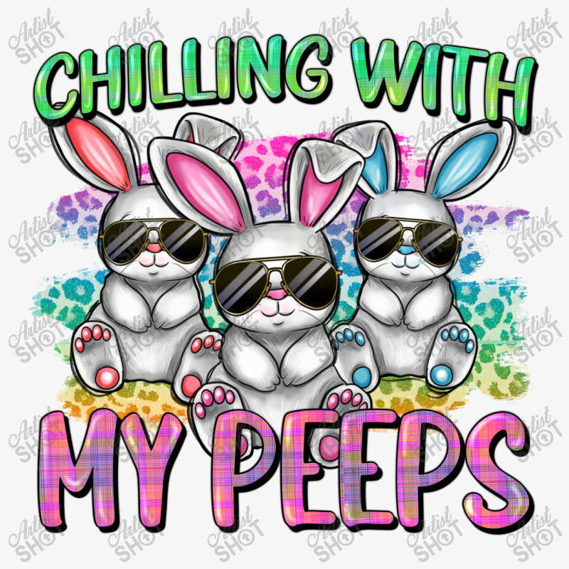 Chilling With My Peeps Easter Bunnies Cowgirl Cowg Ladies Fitted T-shirt | Artistshot