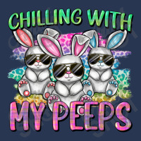 Chilling With My Peeps Easter Bunnies Cowgirl Cowg Ladies Denim Jacket | Artistshot