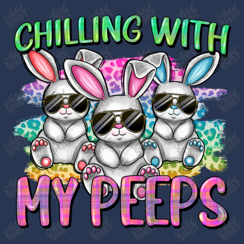 Chilling With My Peeps Easter Bunnies Cowgirl Cowg Ladies Denim Jacket | Artistshot