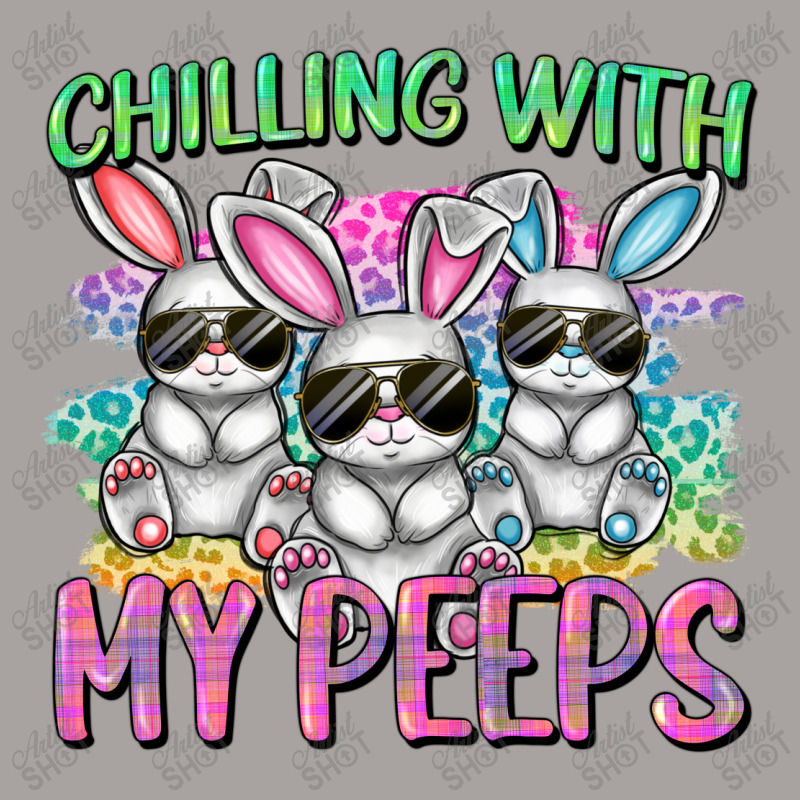 Chilling With My Peeps Easter Bunnies Cowgirl Cowg Racerback Tank | Artistshot