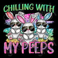 Chilling With My Peeps Easter Bunnies Cowgirl Cowg Cropped Sweater | Artistshot