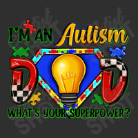 Im An Autism Dad Whats Your Superpower Square Leatherette Patch | Artistshot