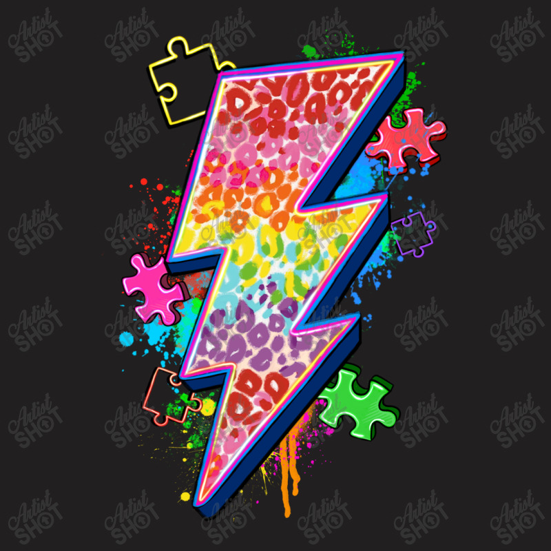 Lightning Bolt Autism T-shirt | Artistshot