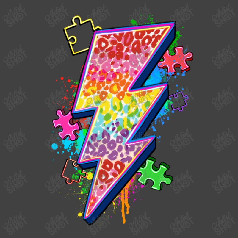 Lightning Bolt Autism Vintage T-shirt | Artistshot