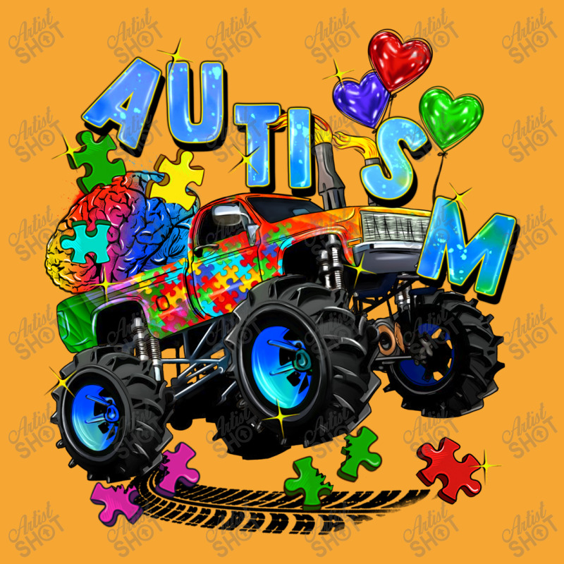 Monster Truck Autism Basic T-shirt | Artistshot