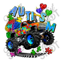 Monster Truck Autism V-neck Tee | Artistshot